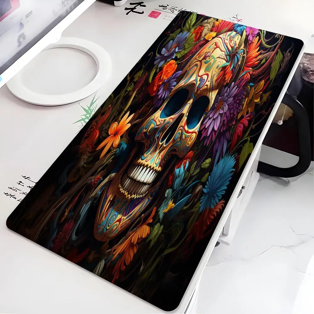 Horrible Halloween Skull Ghost Mouse Pad Super Large Dirt-Resistant Non-Slip Gaming Gaming Pad
