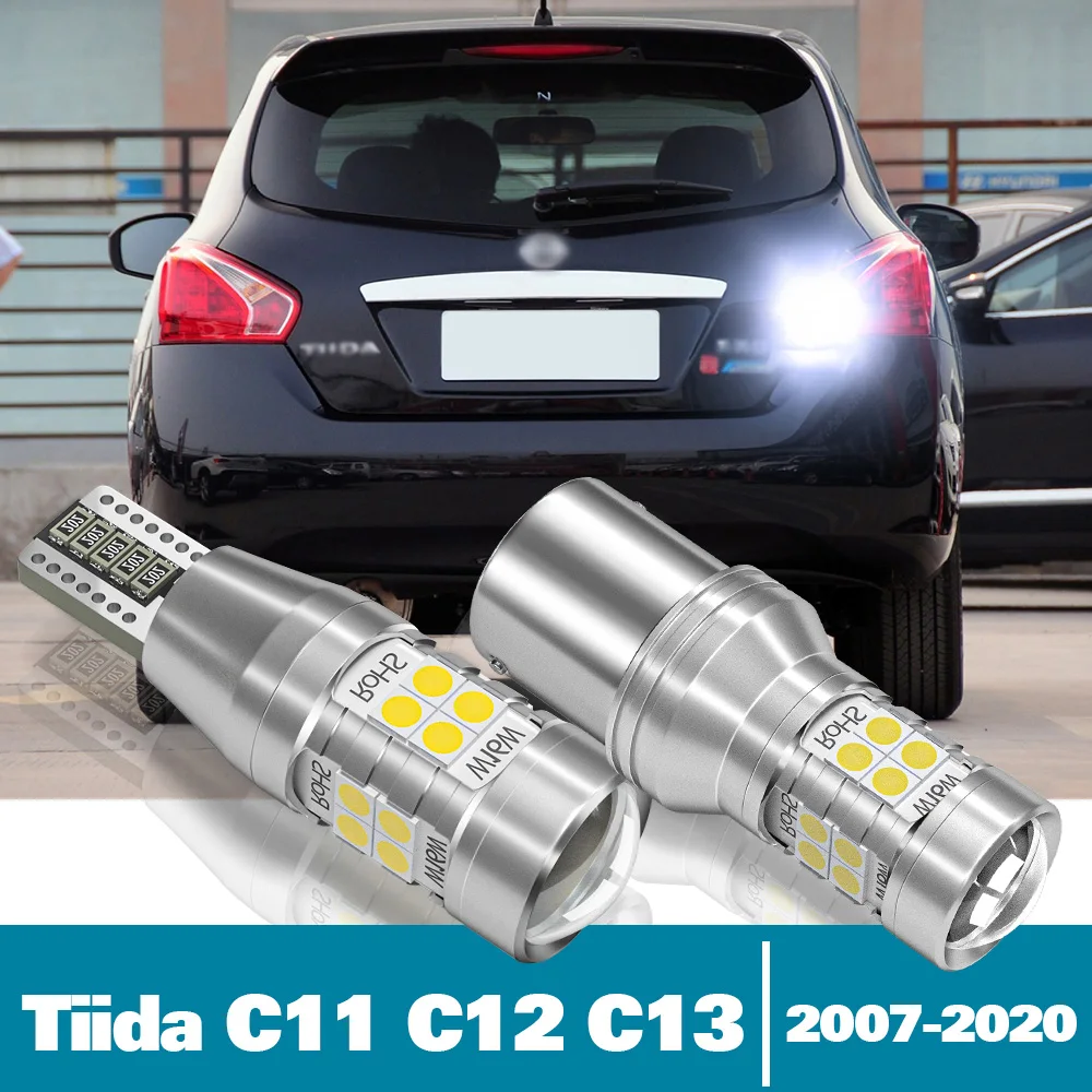 

2pcs LED Reverse Light For Nissan Tiida C11 C12 C13 Accessories 2007-2020 2014 2015 2016 2017 2018 2019 Backup Back up Lamp