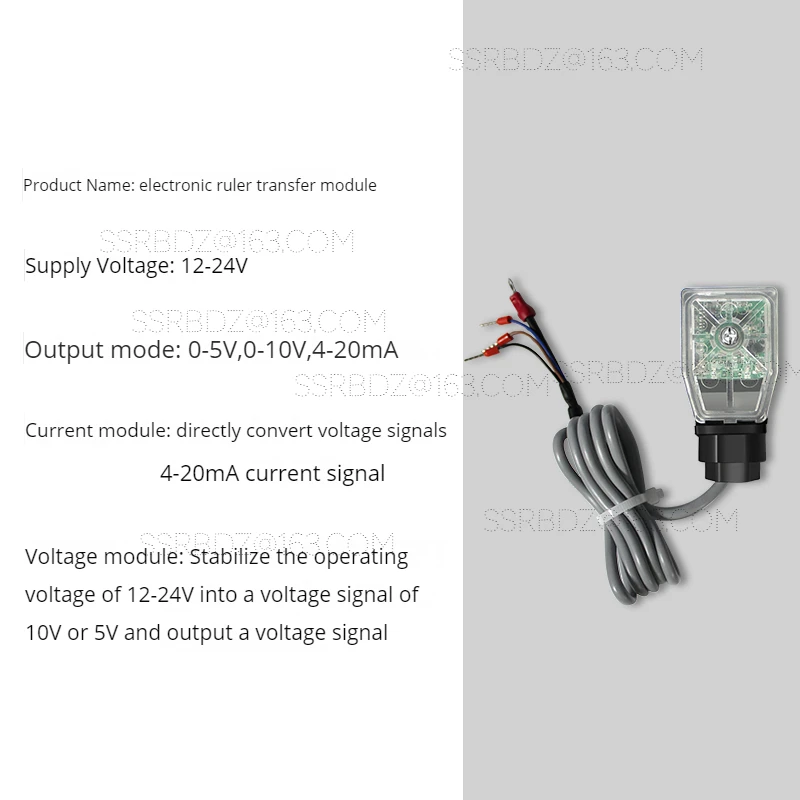 Injection Molding Machine Electronic Ruler Conversion Module 0-5v \0-10v 4-20ma Displacement Sensor Signal Output Transmitter