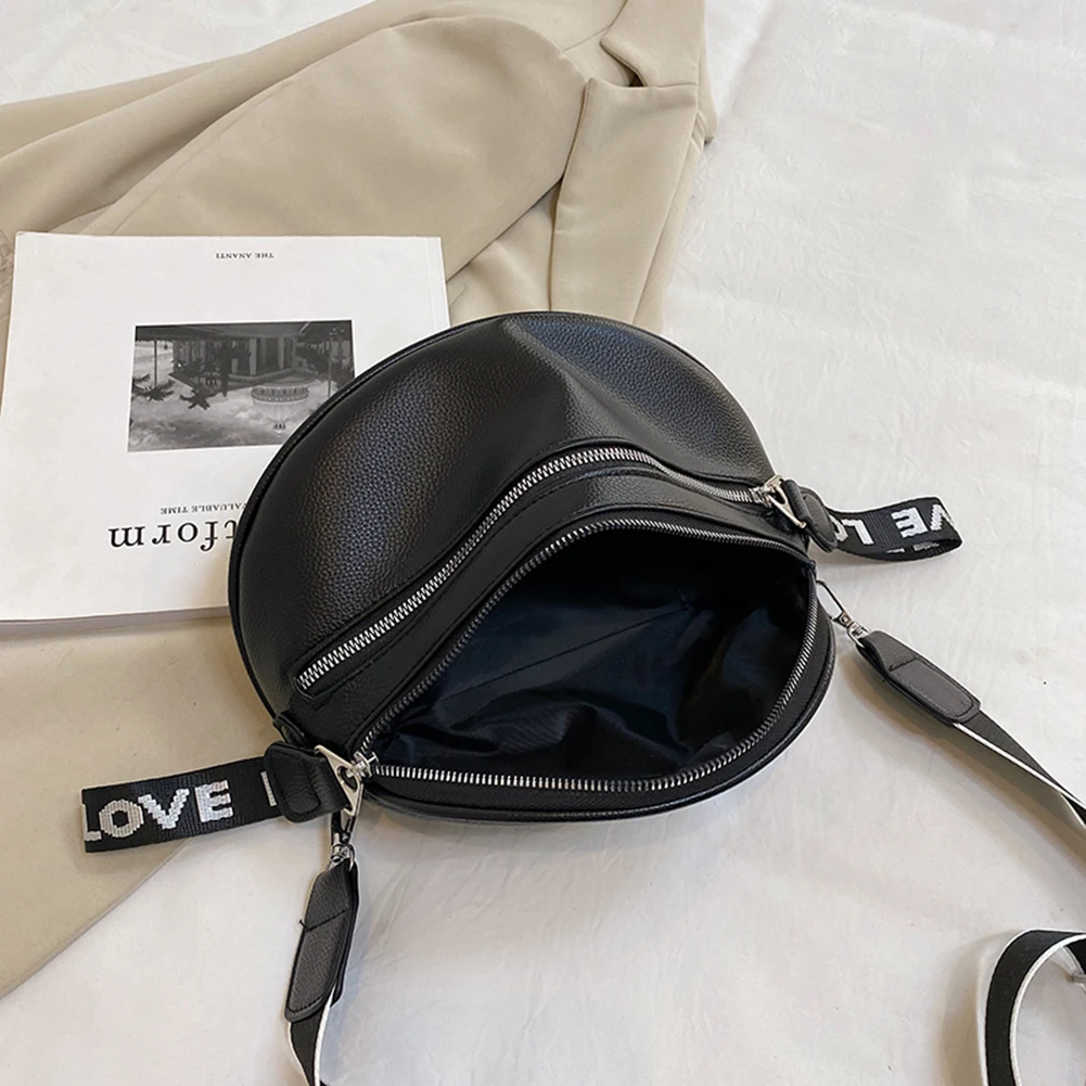 حقيبة صدر متعددة الجيوب، حقيبة ساعي البريد للسيدات من جلد البولي يوريثان، كاجوال مع محفظة صغيرة ناعمة ومحمولة وقابلة للتعديل للتسوق للفتيات #6