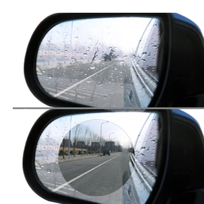 

Car rearview mirror rainproof film Car rearview reflective reversing mirror waterproof and anti-fog truck side window waterproof