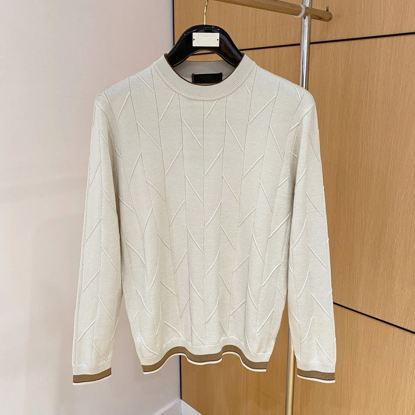 

Italy LP 25aw rhombus crew neck knitted sweater