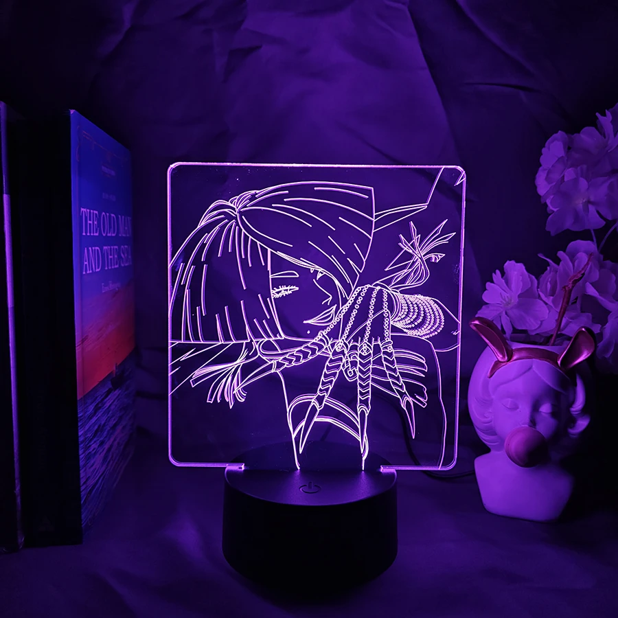 aki Street Fighter 6 Figurine Night Light for Bedroom Decoration Gaming Room Setup Cool stuff to Room New Year Gift Gadgets