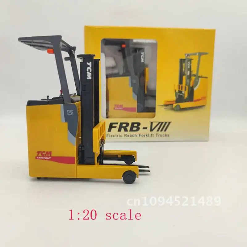 1:25 STILL RX20-20 Forklift Alloy Truck Model Stacker Metal Diecast Toy Simulation Engineering Car Model 1/20 FRB-VIII Reach