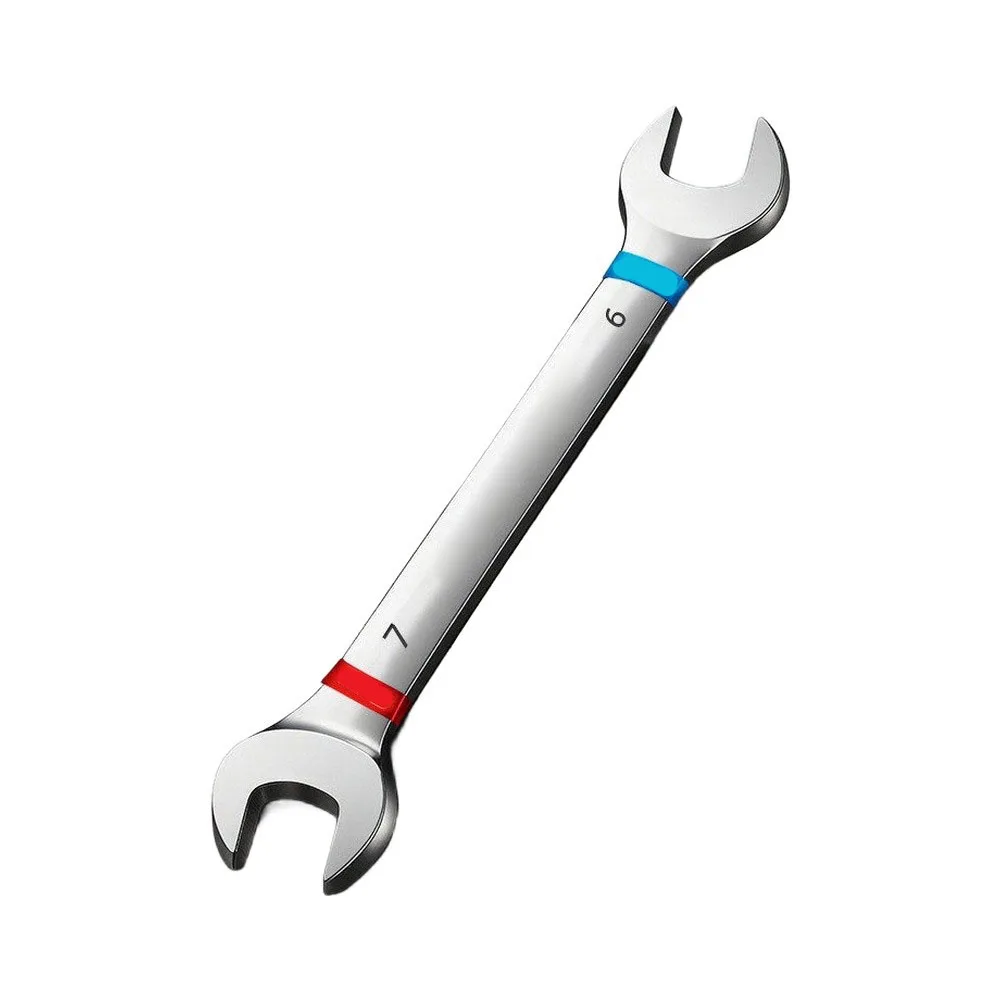 1pc Open-End Wrench Multi-Purpose Open End Combination Wrench Ultra-thin Flat Wrench Spanner For Hex Nuts Car Repairing Tool