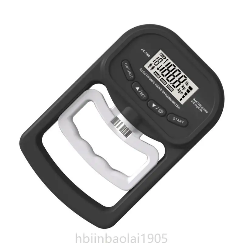 قبضة اختبار القوة قبضة اليد دينامومتر يده قبضة رقمية قياس متر جهاز المدرب الطاقة 396lbs/180 كجم #4