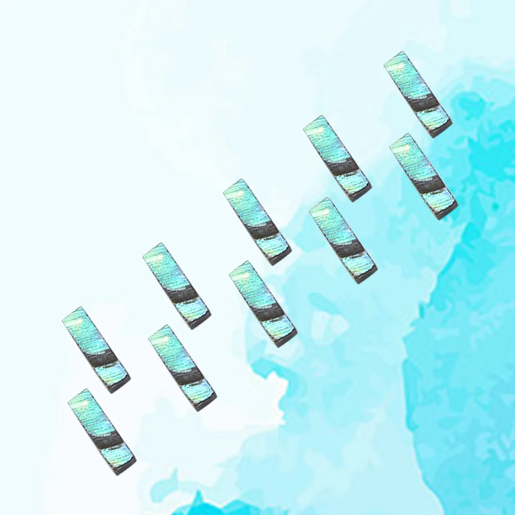 

10Pcs Guitar Fingerboard Sound Points Natural Abalone Shell Durable DIY Guitar Decoration Thin Slice for Fingerboard Inlay