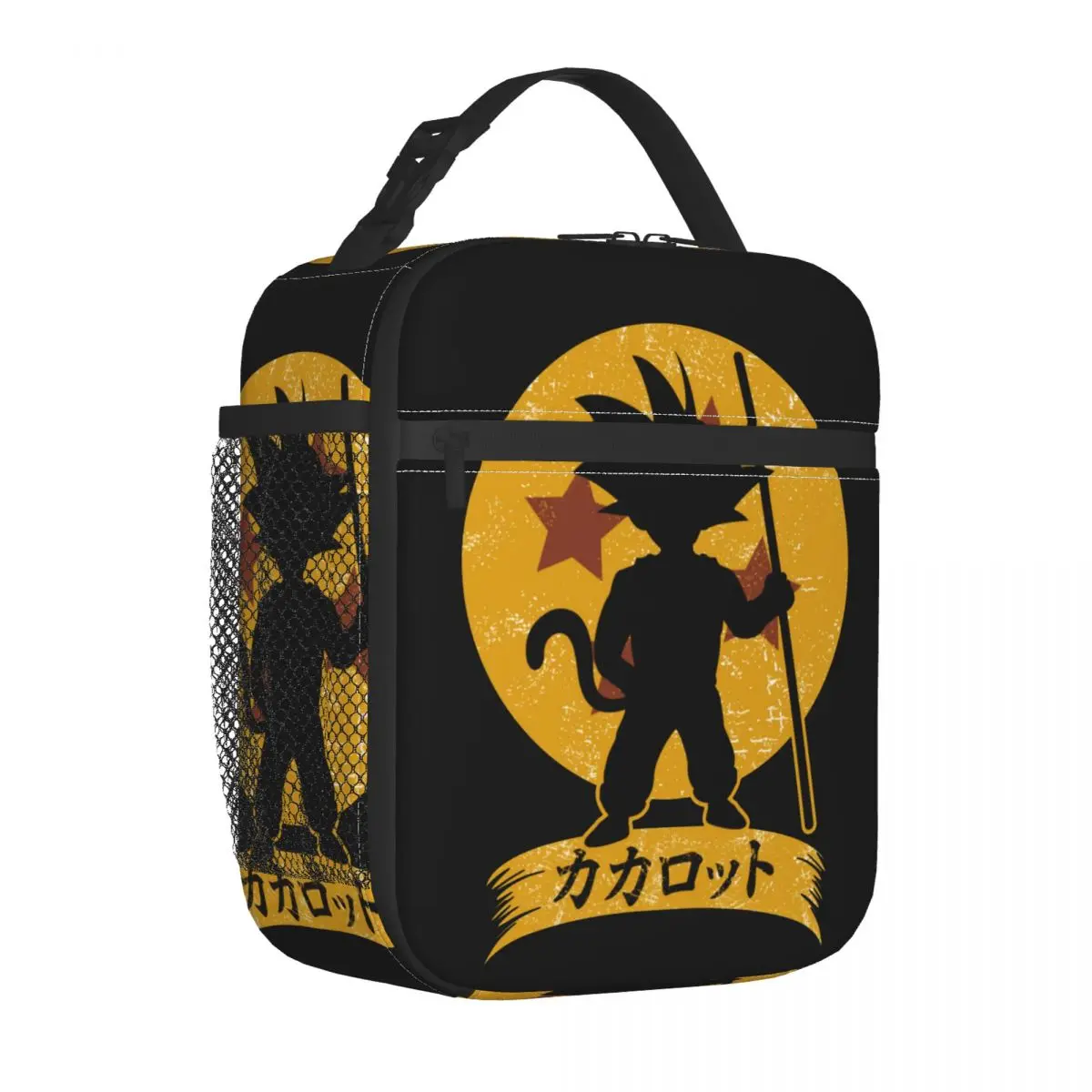 Kakarott Crest Insulated Lunch Bags Cooler Bag  Lunch Container Goku Dragon Ball Manga High Capacity Tote Lunch Box Picnic