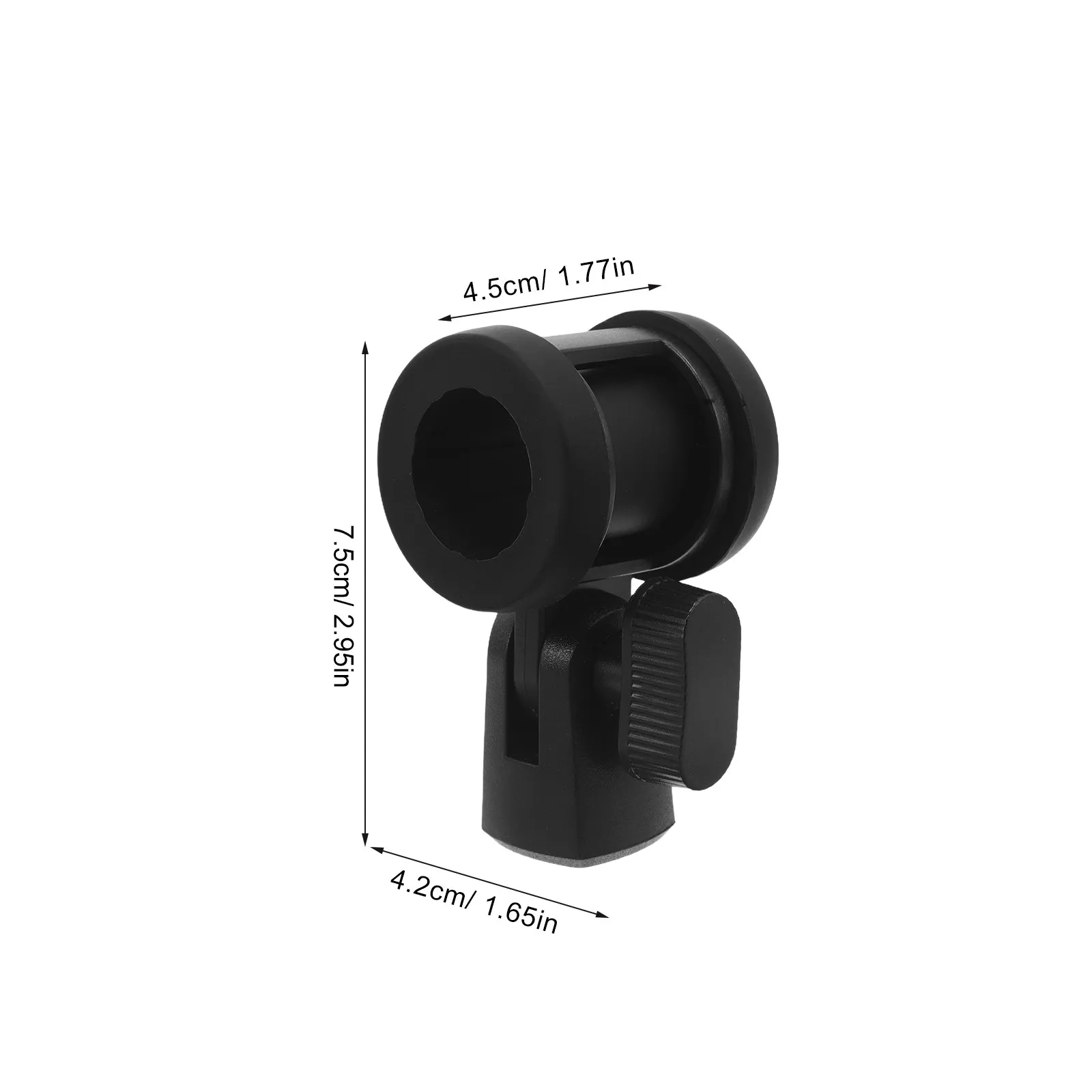 Shock Mount for Broadcast Mic 2Cm Diameter Handheld Microphones Outdoor Interview Live Streaming Rugged Metal Construction Noise