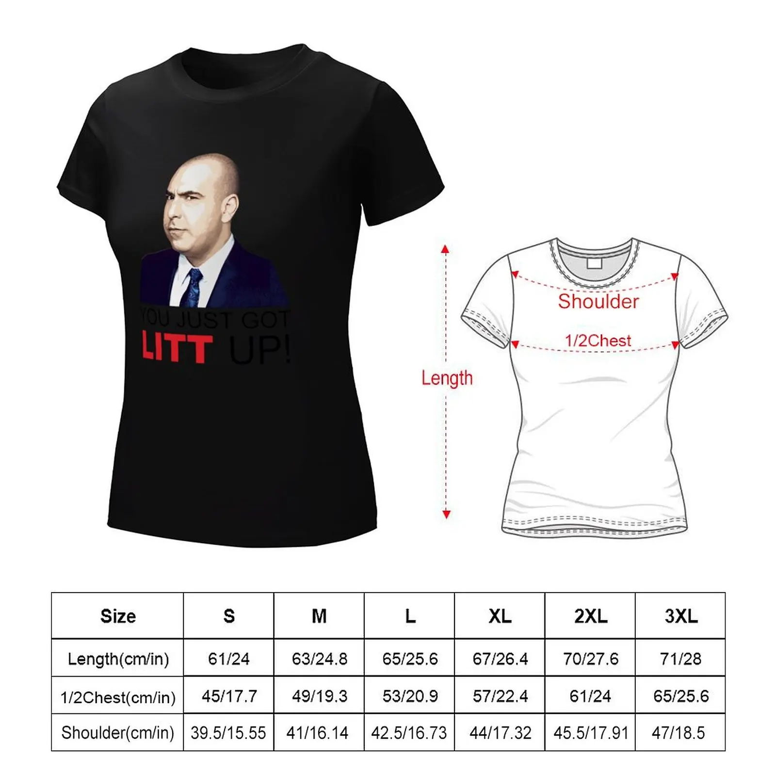 Louis Litt you just got litt up T-Shirt sublime animal prinfor summer clothes for Women