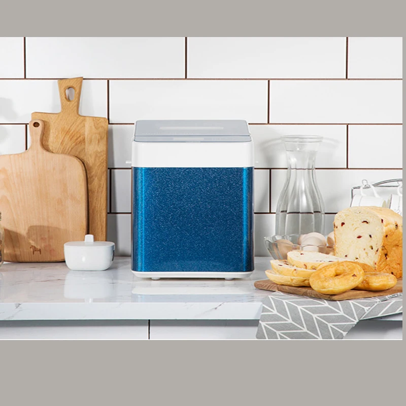 Бесшумная хлебопечка, домашняя многофункциональная пекарь с двойной трубкой, функция горячего воздуха, 700 Вт, тостер для хлеба