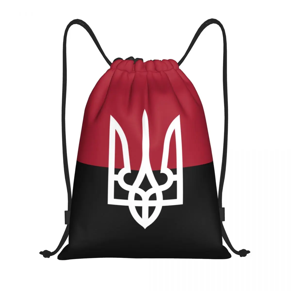 Mochila con cordón y bandera de Ucrania para hombre y mujer, bolsa deportiva para gimnasio, mochila de entrenamiento