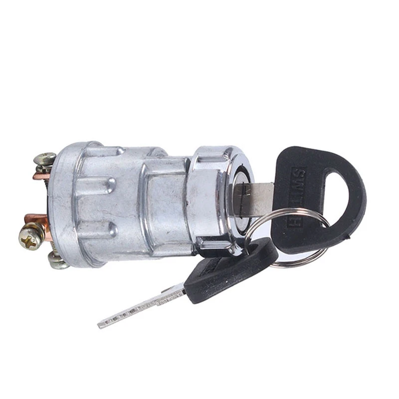 NEW HOT In Stock-Universal Car Boat 12V 4 Position Ignition Starter Switch With 2 Keys For Petrol Engine Farm Machines Harvester