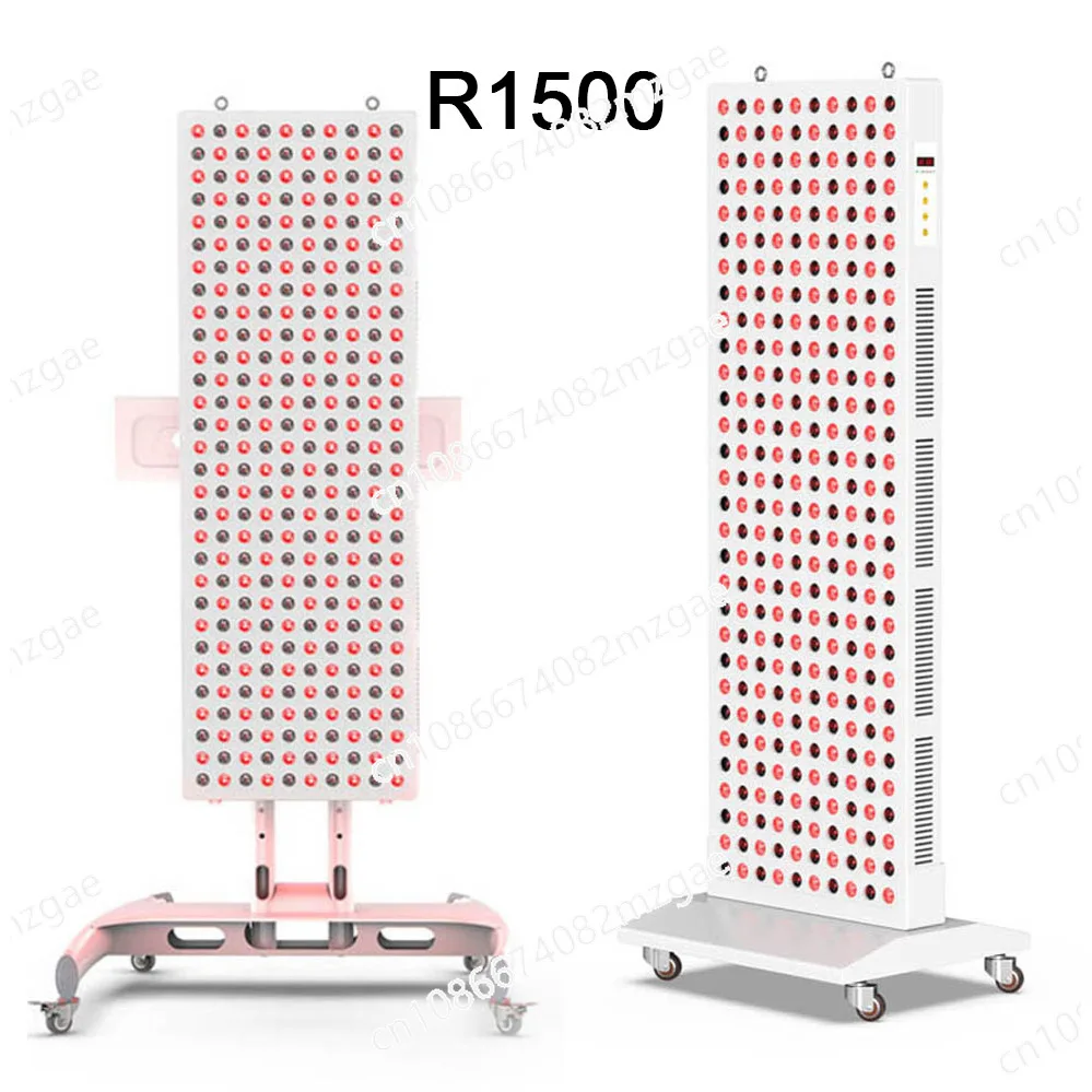 1500 watt intelligent dimming red light infrared gym LED floor standing full body red light therapy light