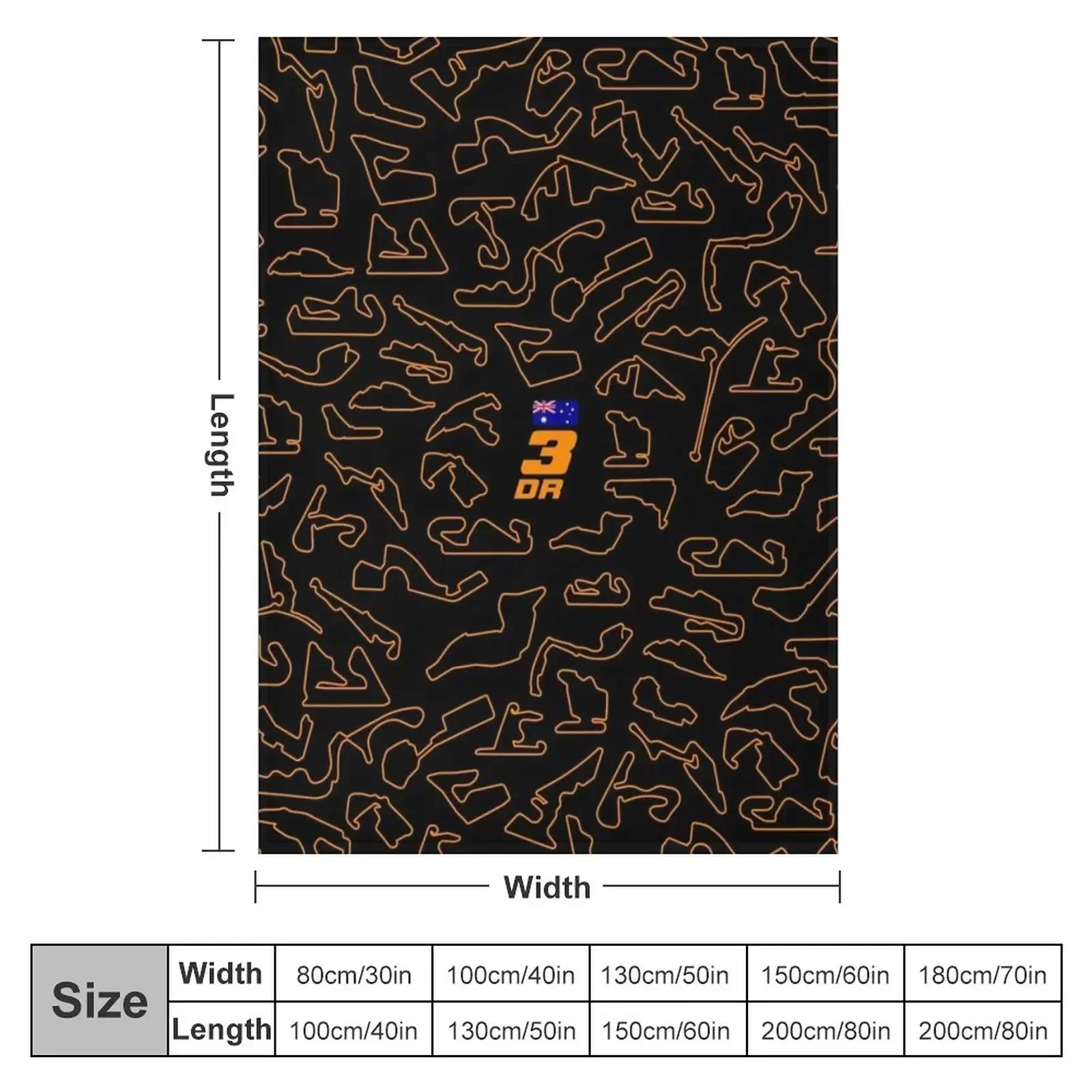 3 - Race tracks patterns Throw Blanket couch cozy soft plush fuzzy picnic outdoor blanket