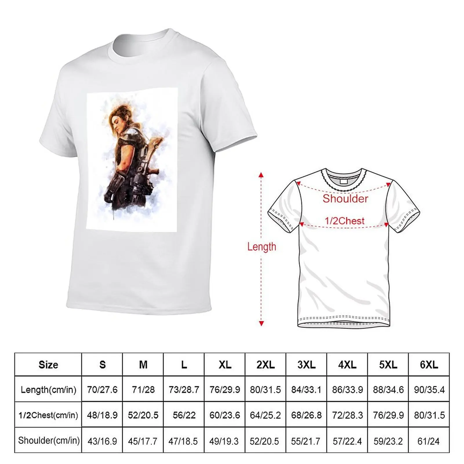 Cara watercolor T-Shirt man t shirt graphic t shirt for man 100 percent cotton T-Shirt