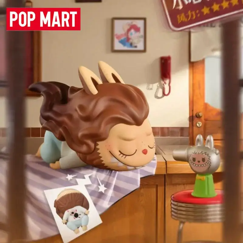 POP MART LABUBU THE MONSTERS HAIR SALON Series Trendy Blind Random Box Toys Mystery Box Guess Bag Action Figure Surprise Gift