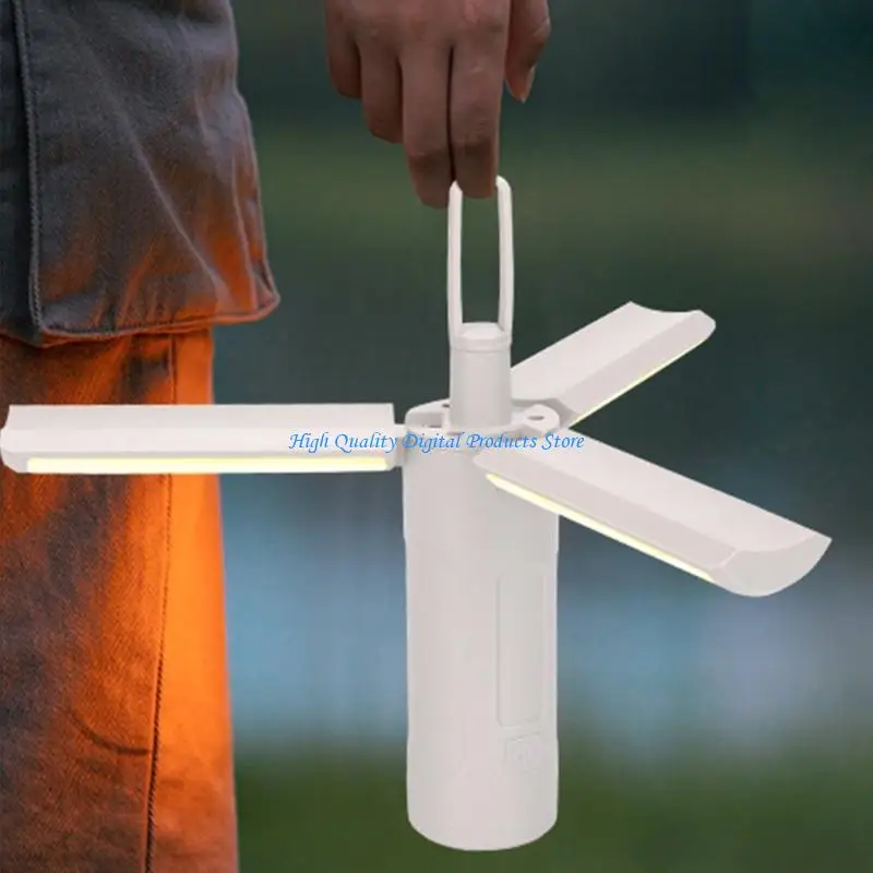 

U2JE 3 In 1 Foldable Camping Light USB Tent Light Outdoor Hiking Lamps Emergent Light 1800-7000K Adjustable