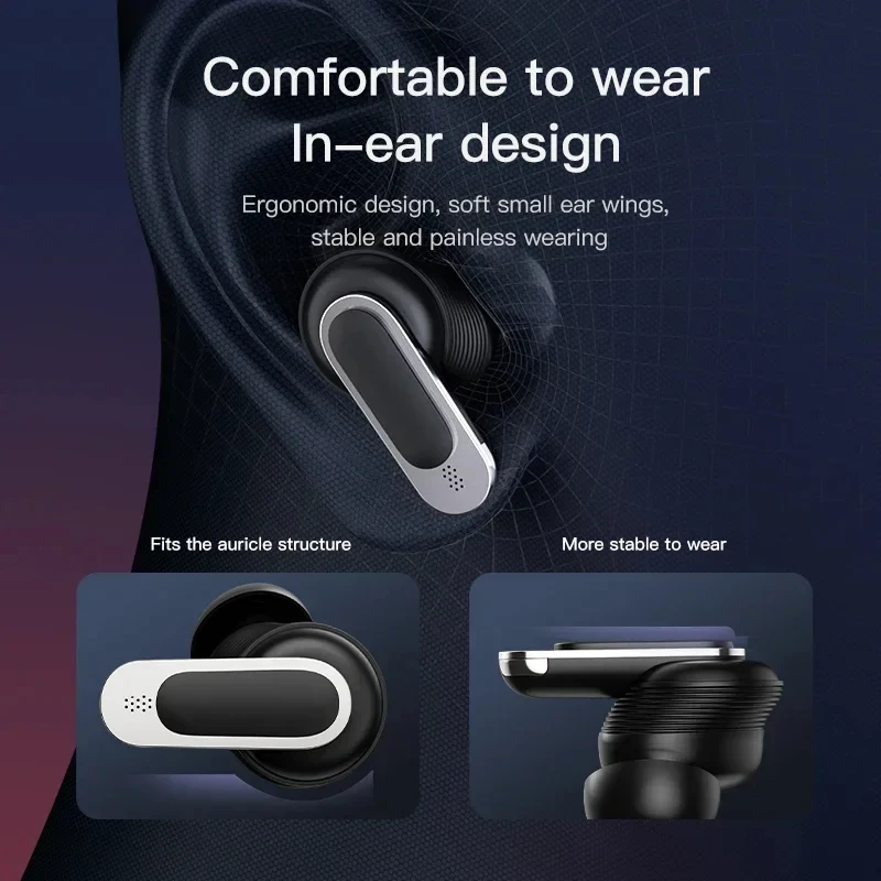 Xiaomi V8 TWS ANC + ENC Earphone Benar Nirkabel Bluetooth Kebisingan Membatalkan Headphone In-Ear Layar Sentuh Headset Dengan Mic Earbud