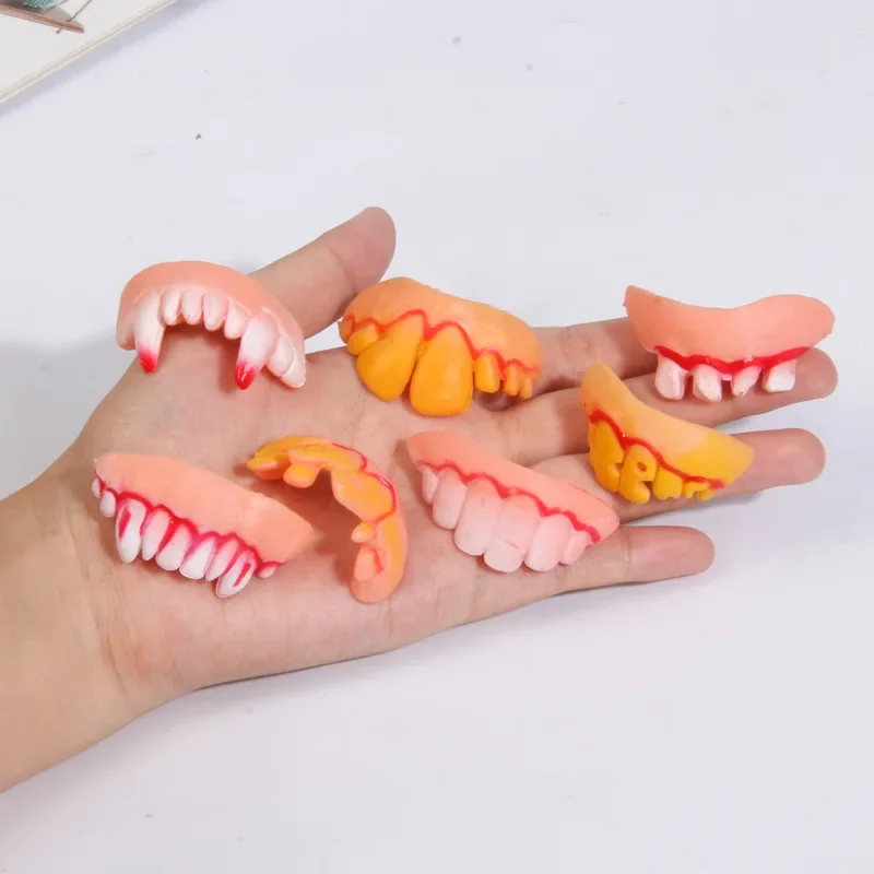 Buck Teeth Vampire Zombie Teeth Funny Formidable Play Toys Hobbies Exquisite Workmanship Wear Decor Best Gifts for Boyfriends