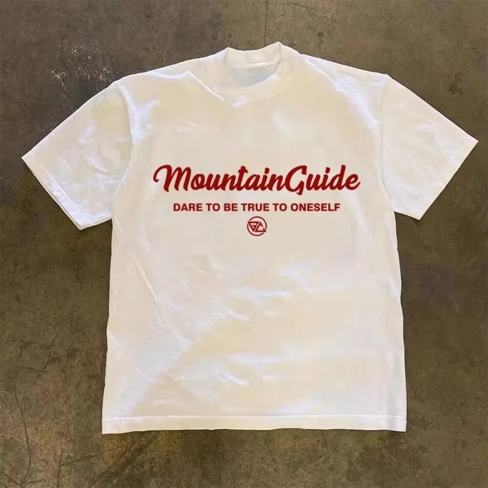 

25 Streetwear Oversize Vacation style Tees TopsVintage Number Printed T-Shirt for Men Cotton Casual O-Neck Short Sleeve Women's