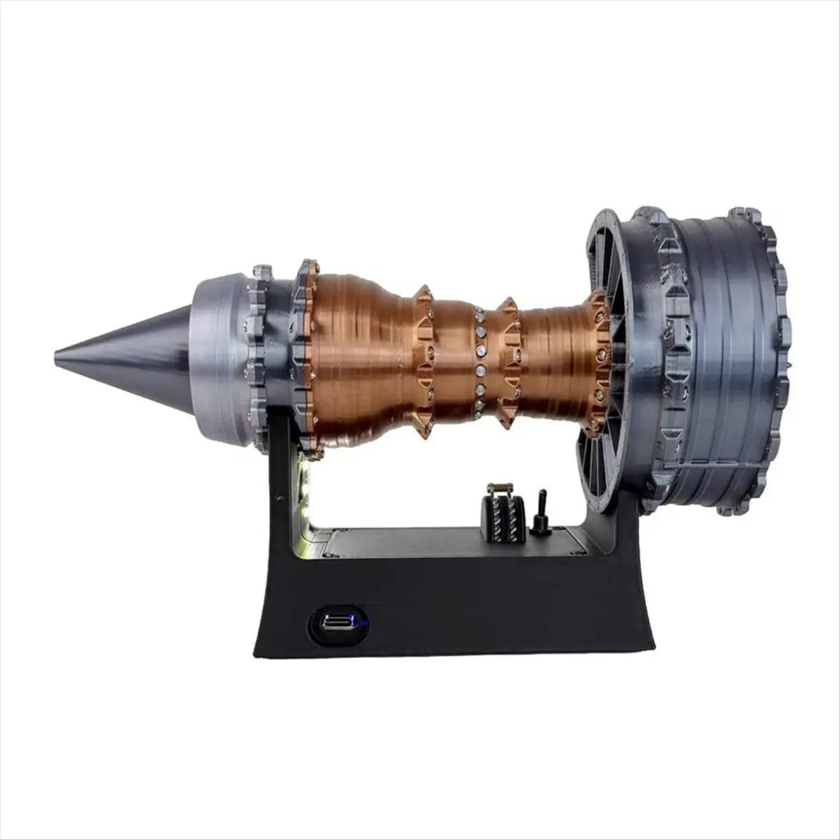 25CM TR-900 Turbofan Engine Model High Aviation Fan Collectible Static Display Ornament