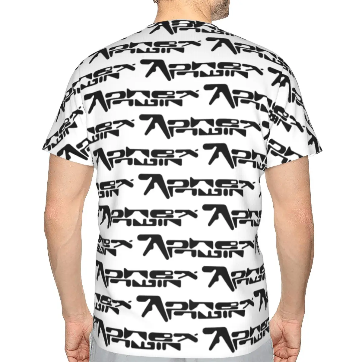Aphex Twin Logo British Electronic Music Artist (2) 100% Cotton T-Shirt Men'sClassic T Shirts Men Round Neck Short Sleeve