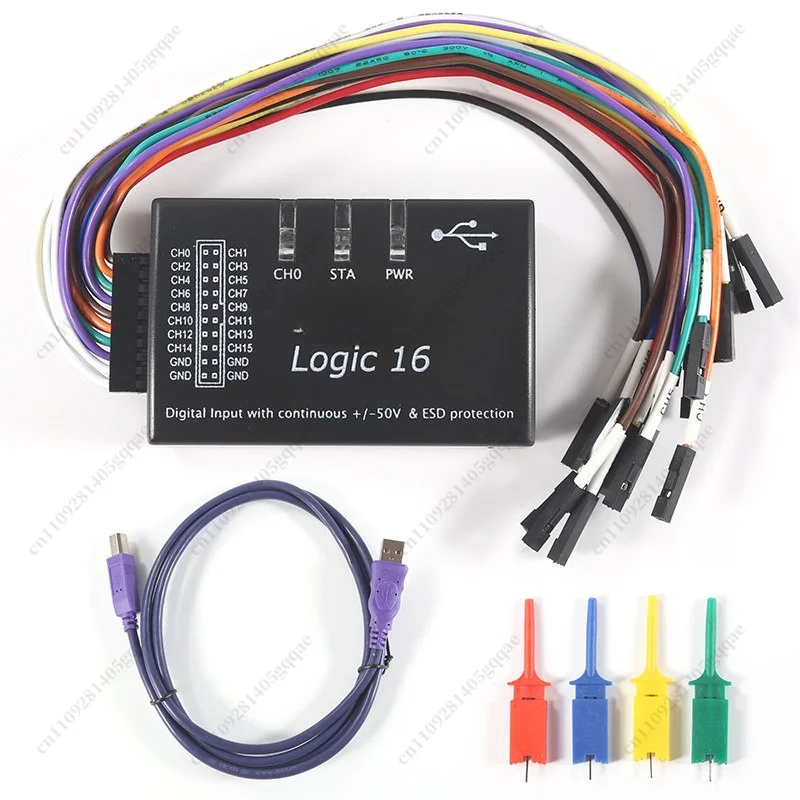 Logic Usb Logic Analyzer Multi System for Official Version Sample Rate 100M 16 Channels Instruments
