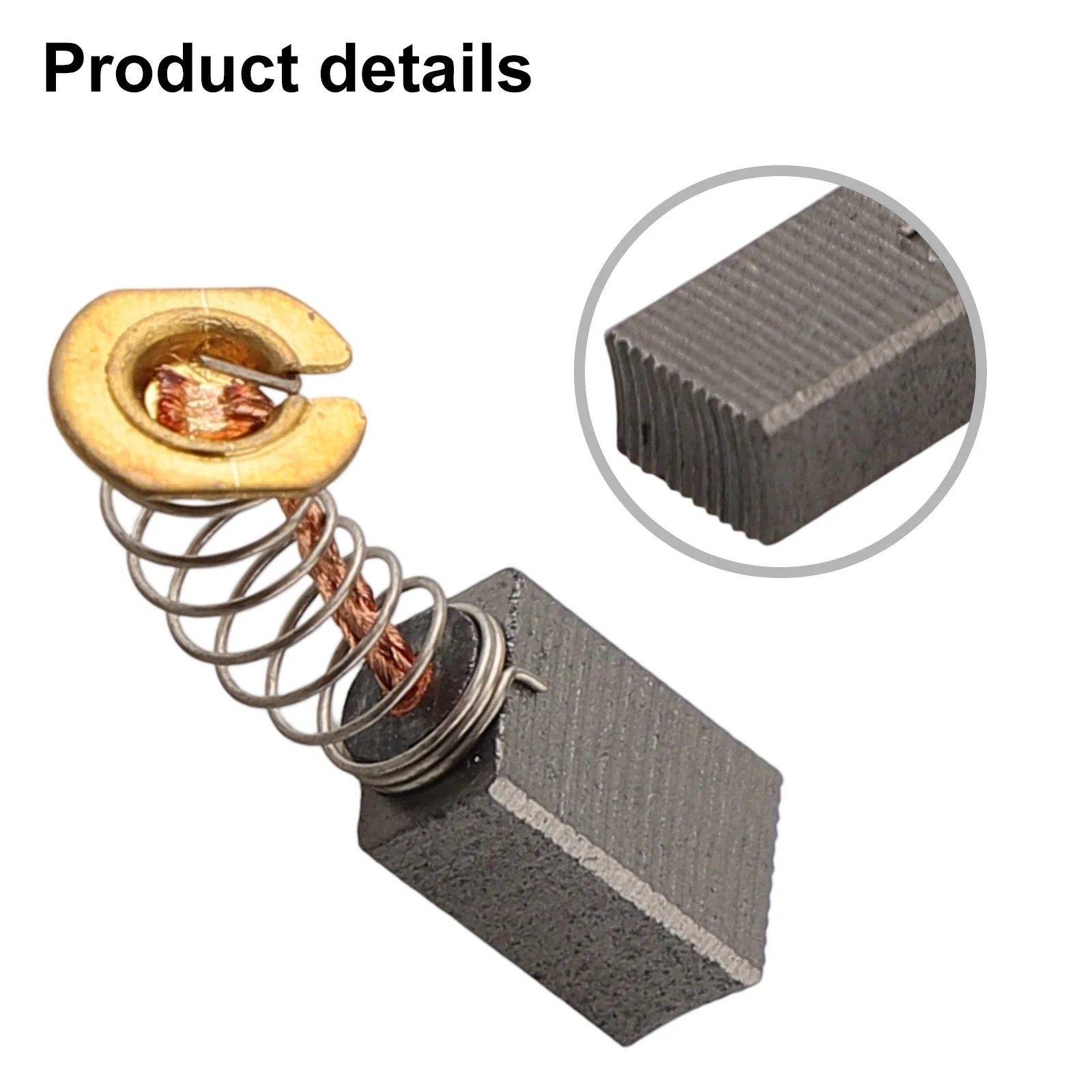 8pcs Carbon Brush Replacement For RT0700CX3 RT0700C RT0701C Router Power Tool Accessories Metal Parts Long For Service Life
