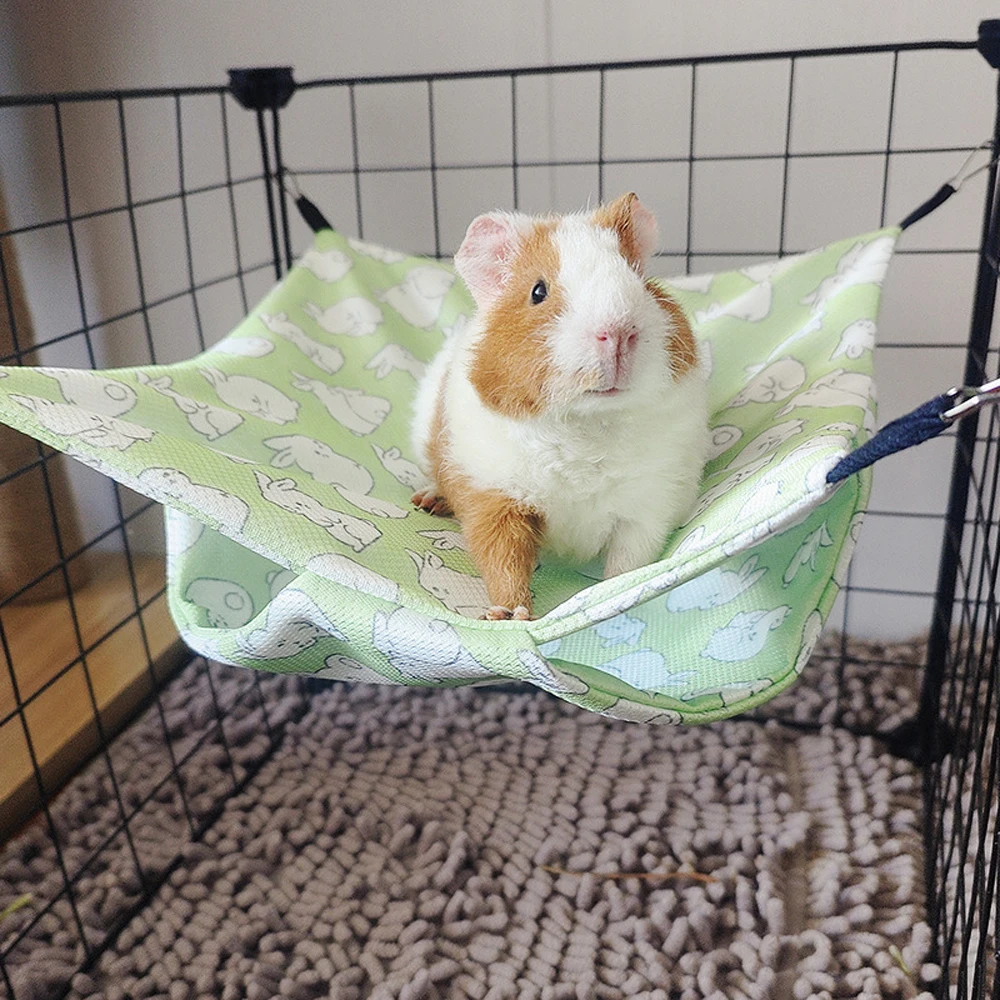 Summer Cooling Hamster Hammock Hanging Beds Rattan Mat for Small Animal Chinchillas Sugar Glider Squirrel Ferret Pets Supplies