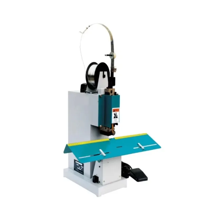 Electric Desktop Saddle Wire Stitching Paper Sheets Flat Stitching Wire Stapler Machine