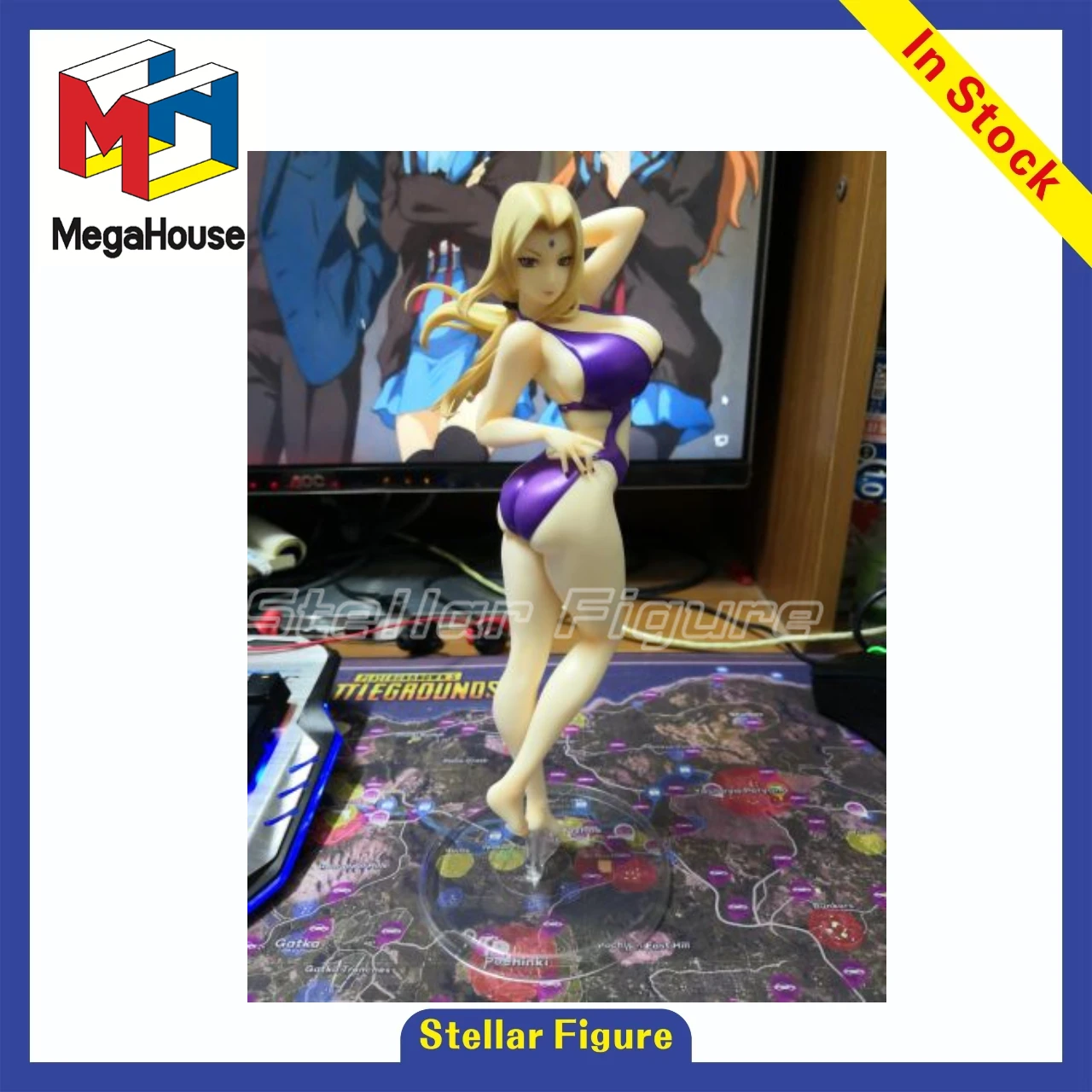 

【SF】In Stock MegaHouse GALS Series NARUTO Shippuden Tsunade 1/8 Scale Figures Model Collection Anime