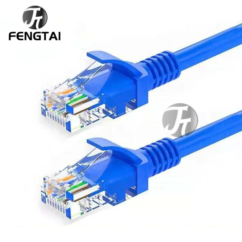 ethernet cable FENGTAI Ethernet Cable CAT6 40Gbps 2000MHz CAT 6 Networking Cotton Braided Internet Lan Cord for Laptops PS 4 Rou