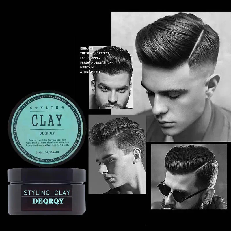 100g Forming Crew Hair Clay Men's Matte Texture to Create a Long lasting Styling and Fragrant Hair Wax