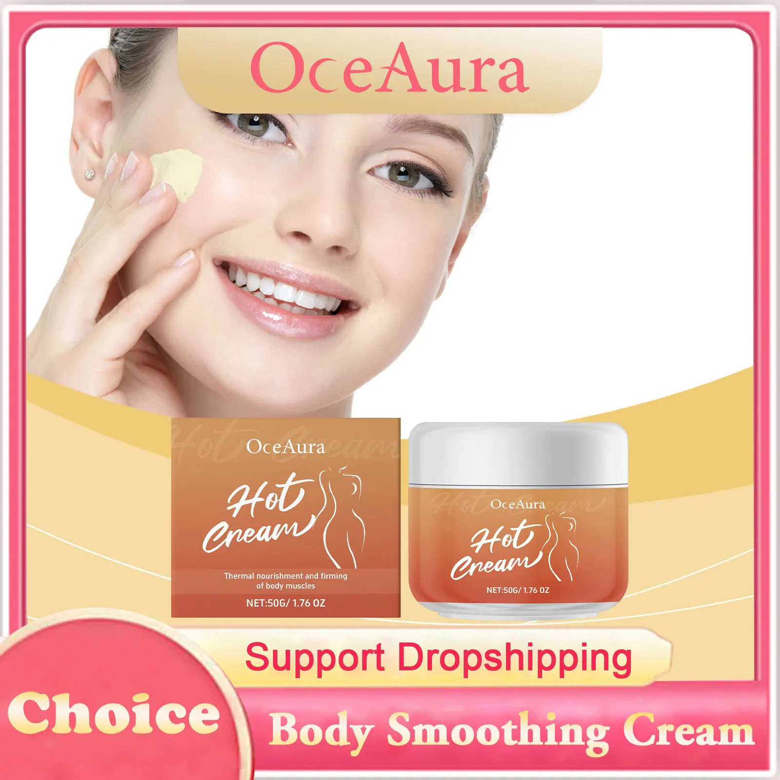 

Body Smoothing Cream Soothe Dryness Deep Nourishing Long-Lasting Moisturizing Strengthen Barrier Whitening Firming Lifting Cream