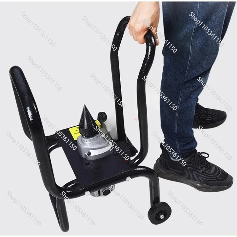 Household Small  Electric Wood Splitter Automatic Motor Wood Splitting Tool Wood Splitting Drill
