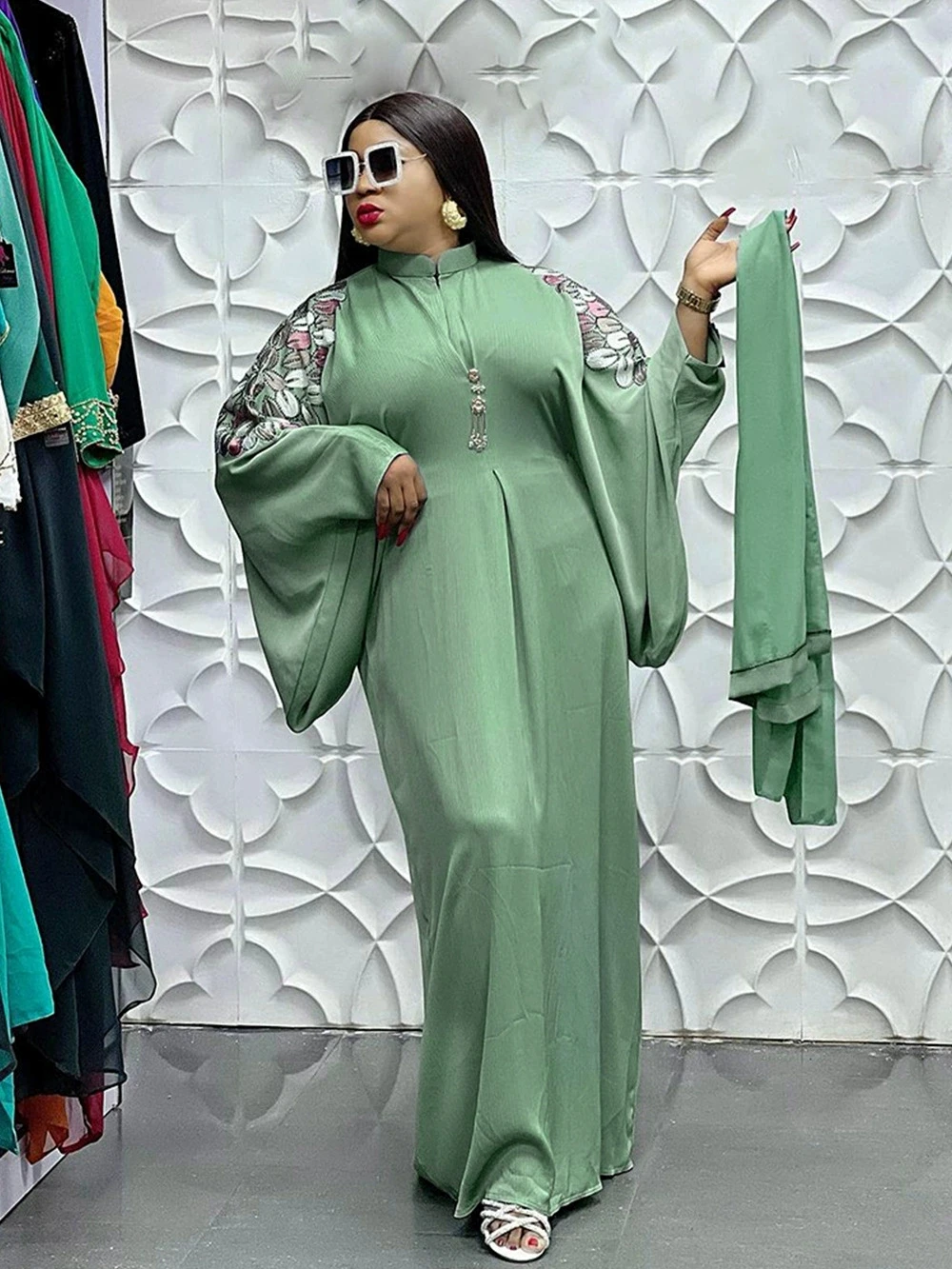 Afrikanische Kleider für Frauen Plus Größe Afrika Kleidung Dashiki Ankara Türkei Outfits Kleid Elegante Muslimische Hochzeit Party Langes Kleid