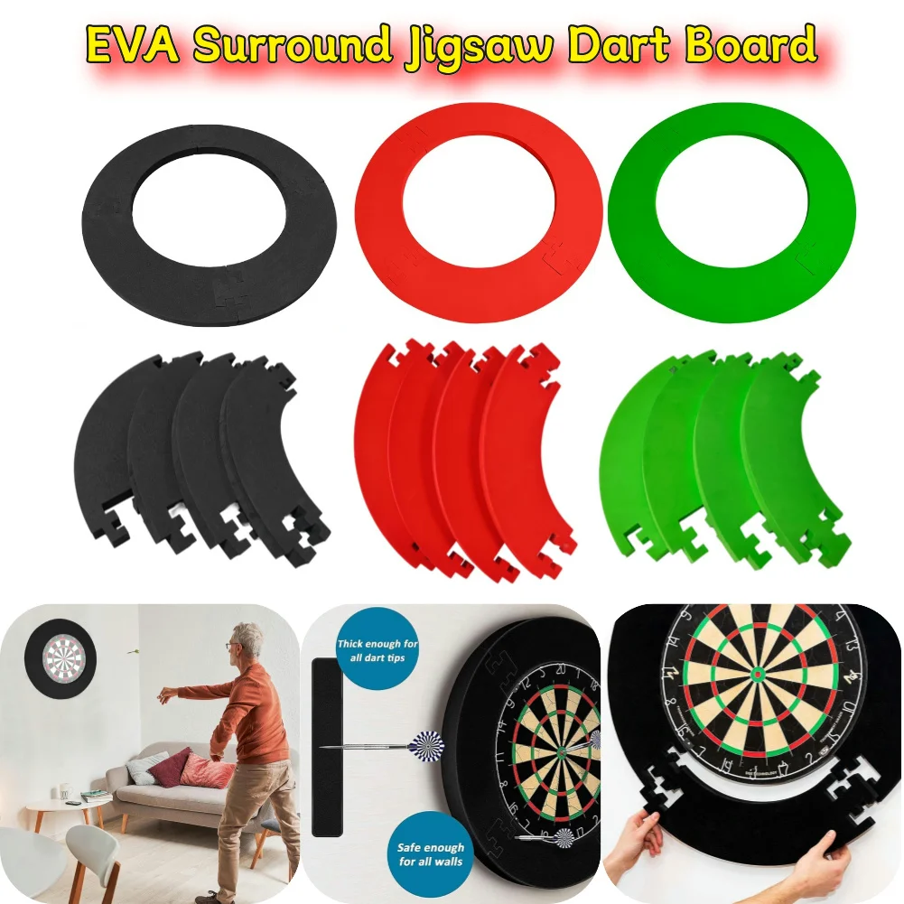 Dartboard Wall Surround Universal Dartboard Wall Protection Board Splicing Dartboard Surround Ring for Dart Lovers