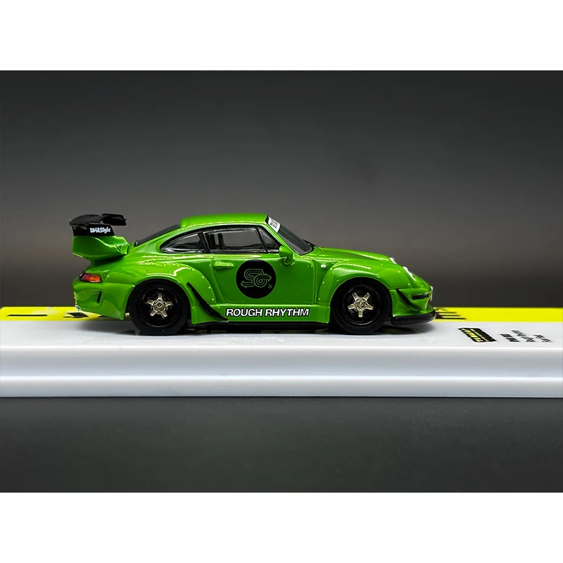 TW In Stock 1:64 RWB 993 Rough Rhythm Fuel Fest Student Driver Diecast Diorama Car Model Collection Tarmac Works