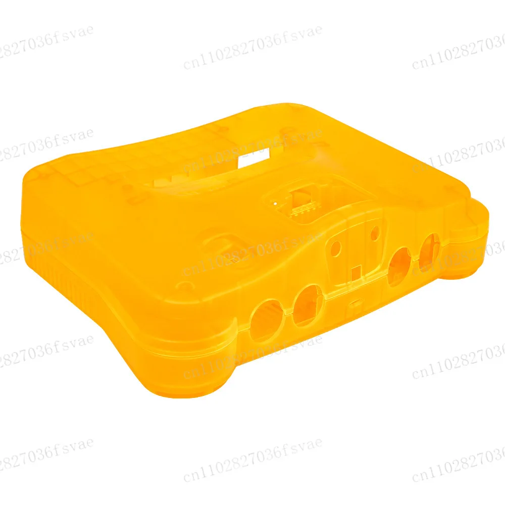 N64 Game Console Case, Retro Video Game Console Translucent Replacement Plastic Case