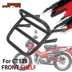 Motorfiets Accessoires Voorbagagerek Houder Beugel Voor HONDA CT 125 Hunter Cub Trail 125 Zwart Ijzer Koffer Carrier
