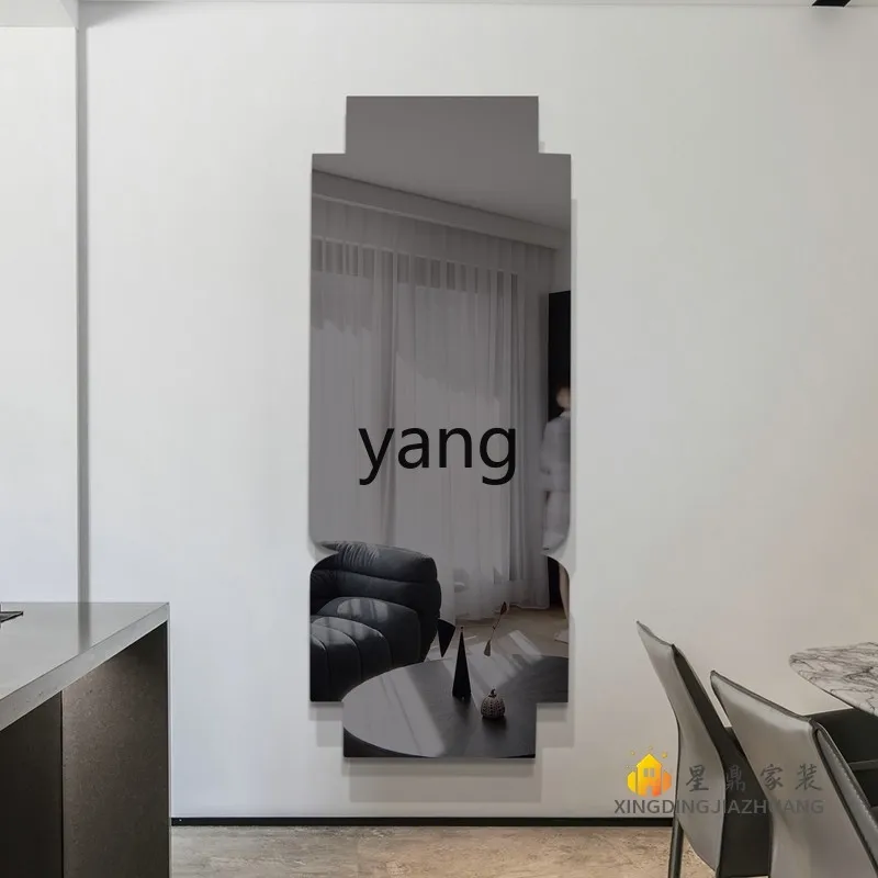 LH， minimalist light luxury full-body mirror decorative wall-mounted cloakroom fitting mirror
