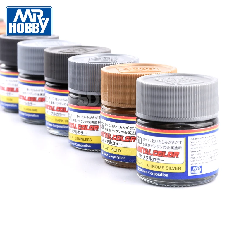 MR.HOBBY Metallic Color Paint GSI Model Coloring Spray Coating Oiliness DIY Special Metallic Color Golden MC211-219