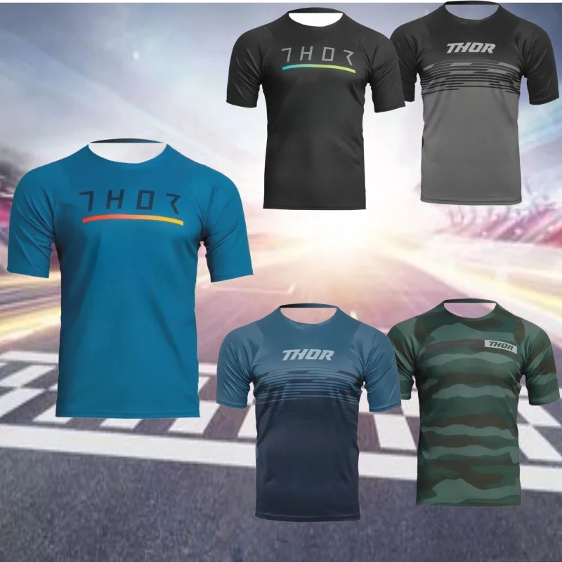 

Downhill Jerseys for Men, Enduro Mountain Bike, MTB Shirts, Offroad DH Motorcycle Cycling Jersey, Motocross Sportwear Clothing