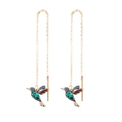 Hummingbird Earrings for Women Girls Elegant Tassel Charm Dangle Earring Fashion Jewelry Valentine's Day Birthday Gifts