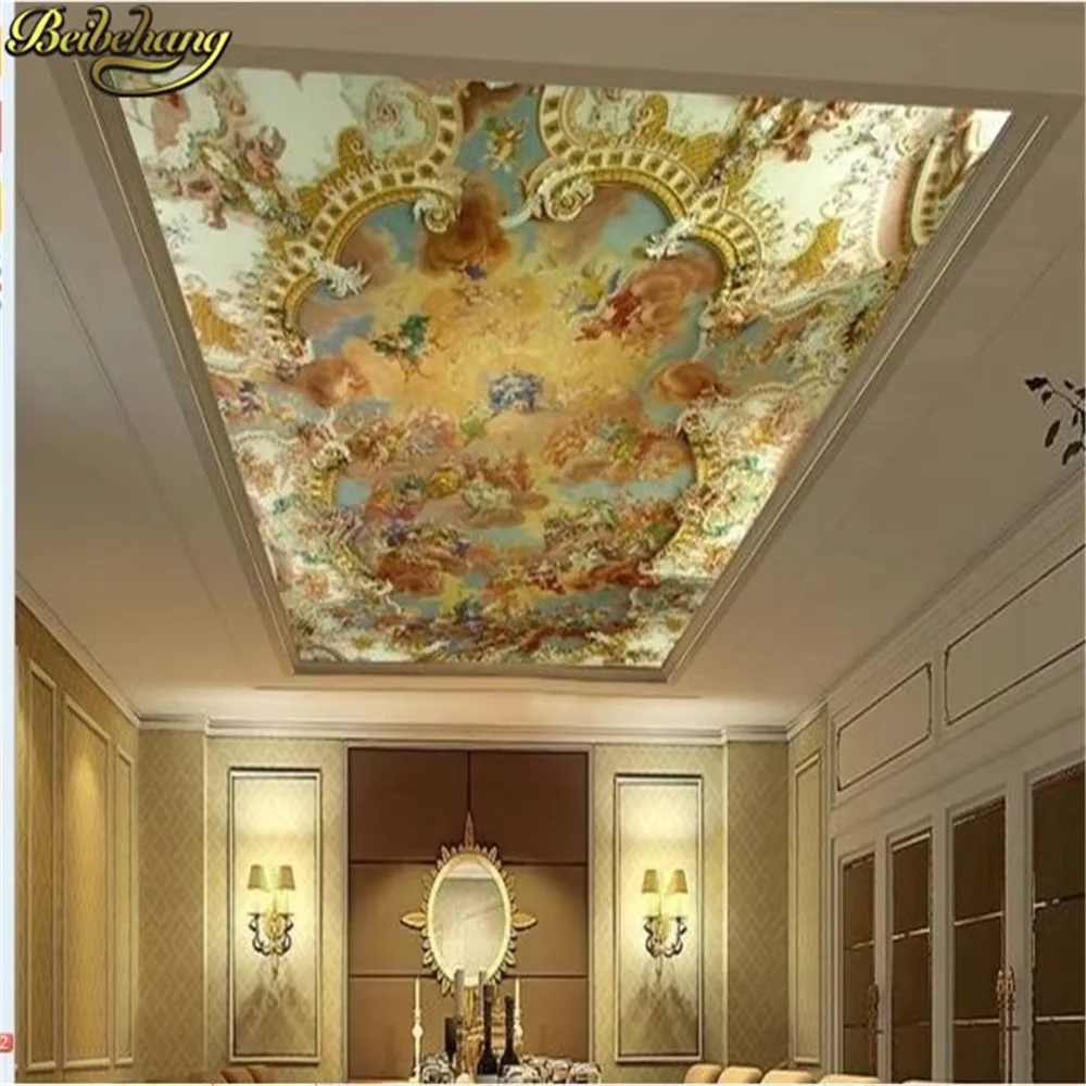 

Пользовательские европейские фигуры картина маслом обои ТВ фон фреска отель papel de parede наклейки 3D обои украшение дома