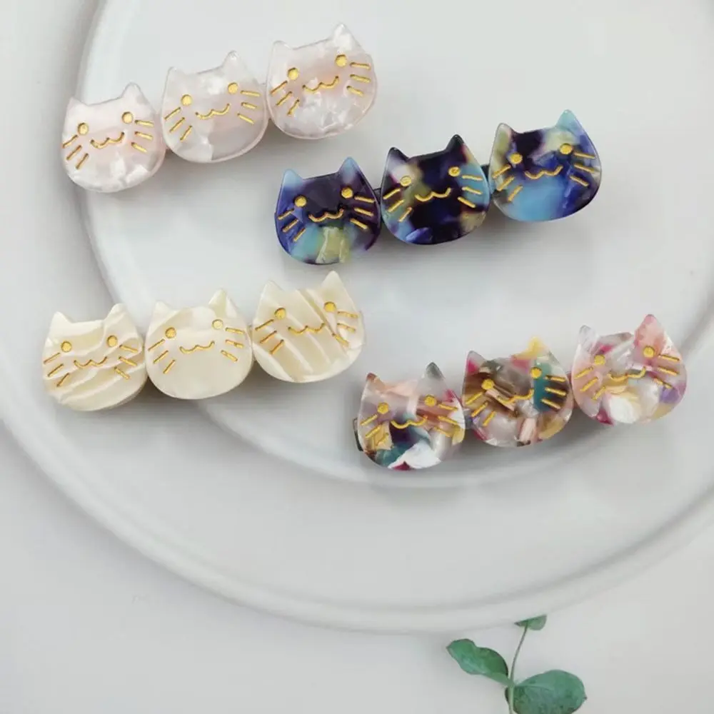 

Подарочная заколка «утиный нос» для девочек и женщин, детская заколка для волос в Корейском стиле, аксессуары для волос, заколка для волос «Три Кота», женские заколки