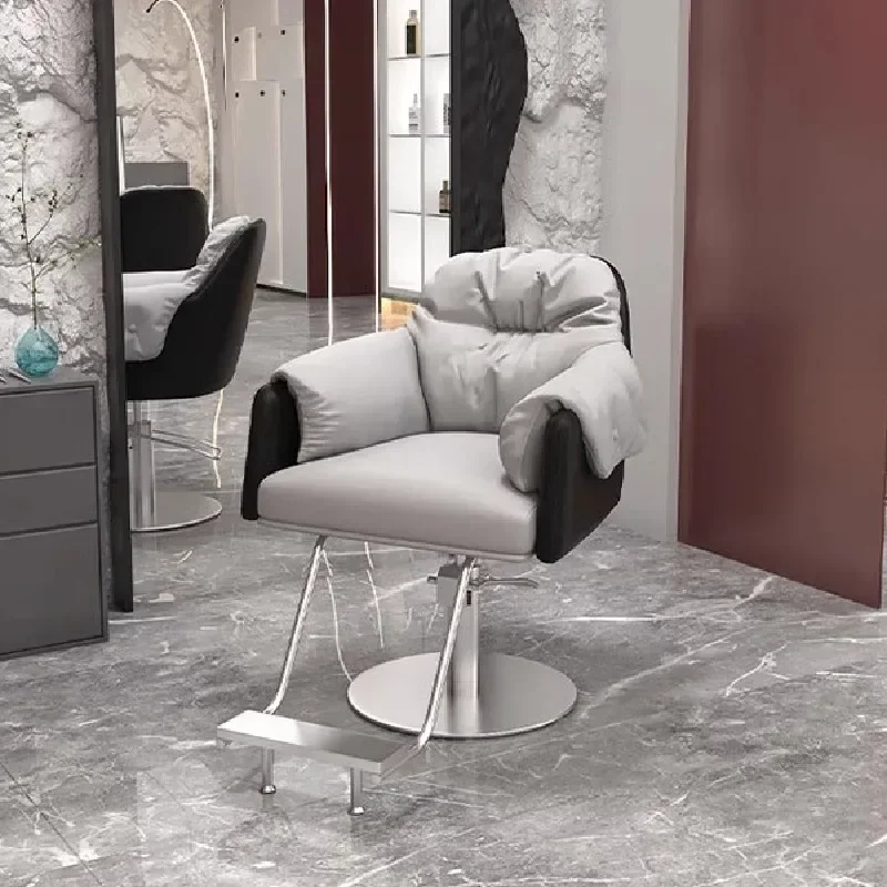 كرسي حلاق دوار تصفيف الشعر ماكياج الذهب الشامبو الفاخرة كرسي صالون تجميل صالون الحلاقة Cadeira دي مانيكير صالون الأثاث