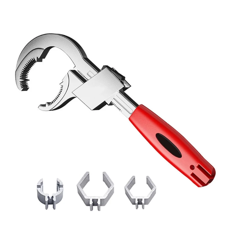 Adjustable Double-Ended Wrench Pipe Wrench for Valves/Faucets/Connecting Pipe Dropshipping