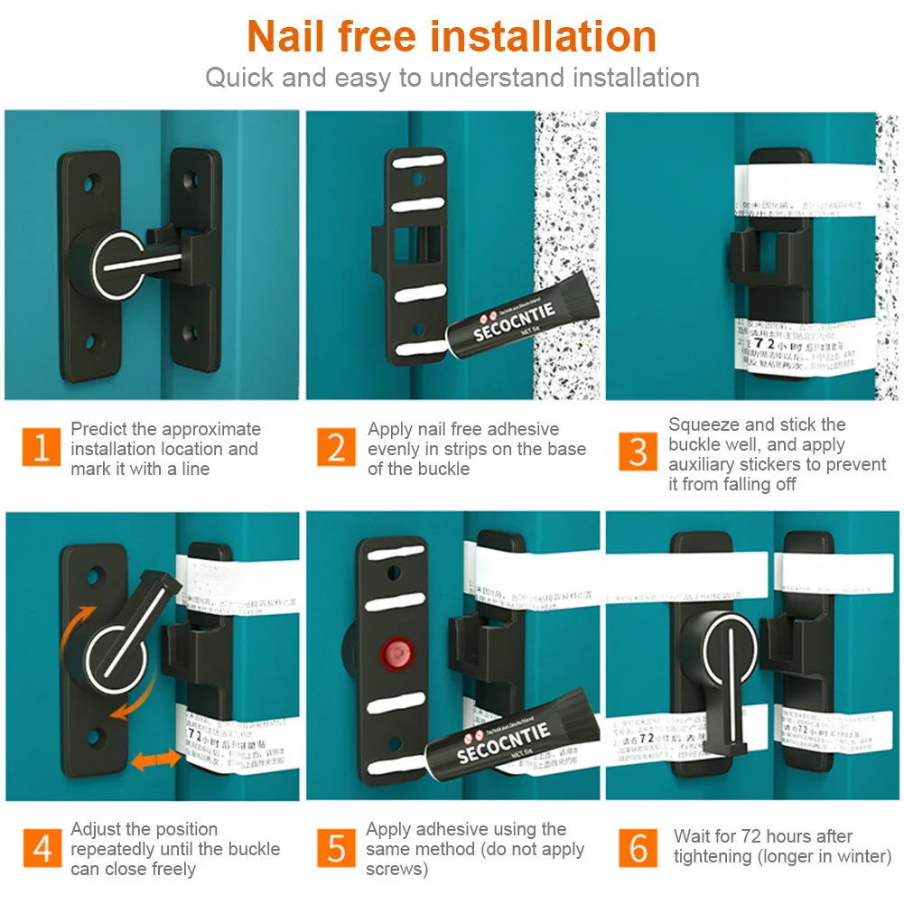 

Светящийся замок для двери сарая, 90-градусный угловой замок для сарая, сверхмощный безопасный дверной замок с защелкой, замок для двери из цинкового сплава для ванной комнаты